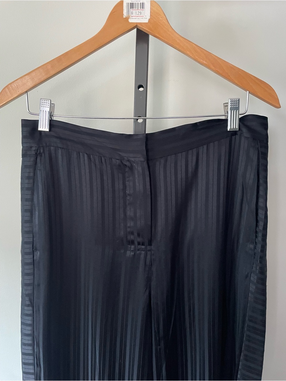 NEW Wilfred Chablais Silk Rayon Wide Leg Pant Striped Size 8 Medium NWOT - Picture 9 of 13